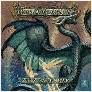 2022 Dragon 18 Month Wall Calendar by Ciruelo